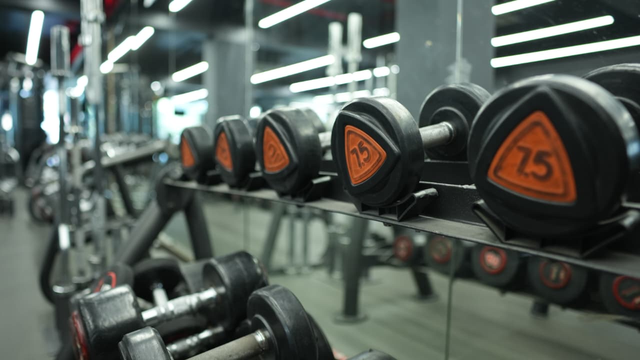 One Fitness gym floor